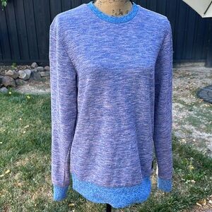 Scotch & Soda top shirt sweatshirt purple blue medium Mens